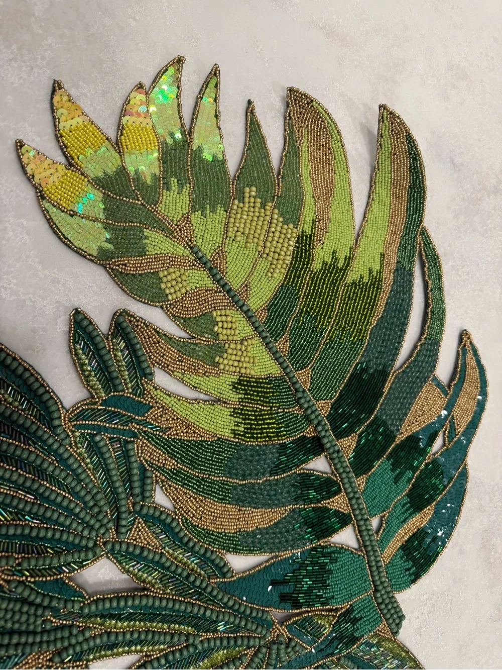 Kim Seybert Rare Tropical Beaded Table Centerpiece